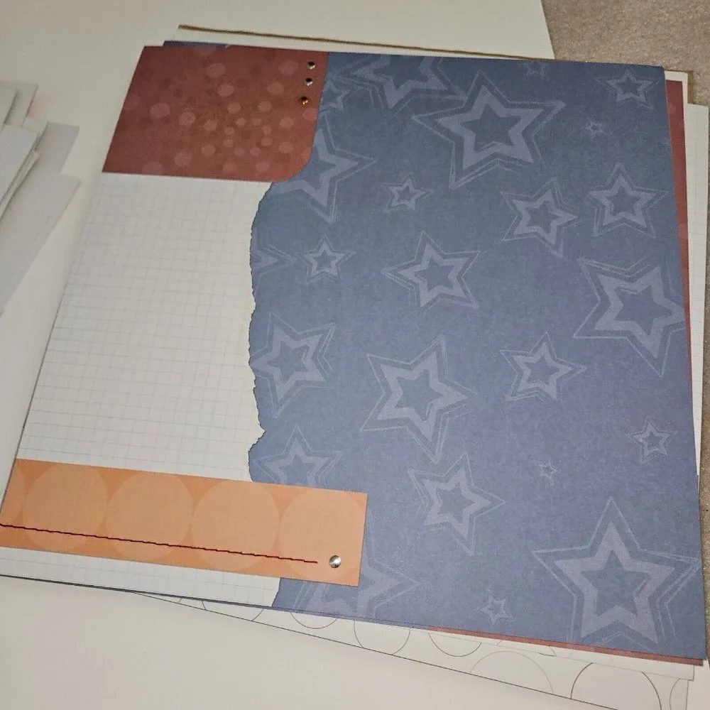 Creative Memories 12x12 School Kit Predecorated Pages Stickers Diecut NEVER USED